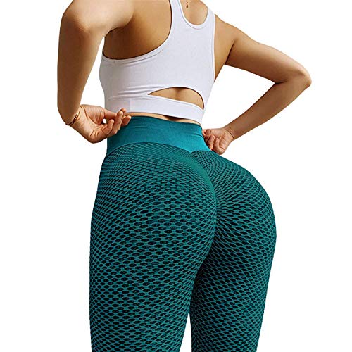 Leggins Mujer Push Up Pantalones Cintura Alta Yoga Mallas de Deporte de Mujer Elástico Deportivas Mujeres para Running Gym Fitness
