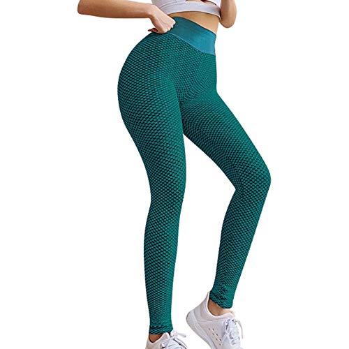 Leggins Mujer Push Up Pantalones Cintura Alta Yoga Mallas de Deporte de Mujer Elástico Deportivas Mujeres para Running Gym Fitness