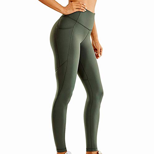 Leggins Push Up Mujer Color sólido Bolsillos Pantalon Deportivo Gran Elásticos Mallas Deportivas Mujer Fitness Yoga Pantalones Deportivos