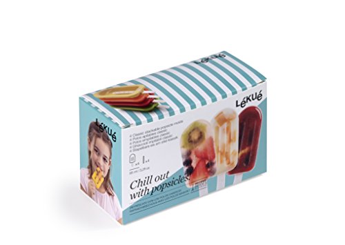 Lékué - Polo apilable classic, Silicona, Surtido multicolor, 16,5 cm, 4 Unidades