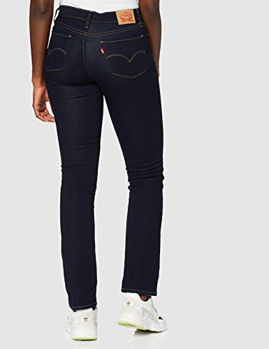 Levi's 314 Shaping Straight Jeans, Darkest Sky, 31W / 32L para Mujer