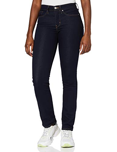 Levi's 314 Shaping Straight Jeans, Darkest Sky, 31W / 32L para Mujer