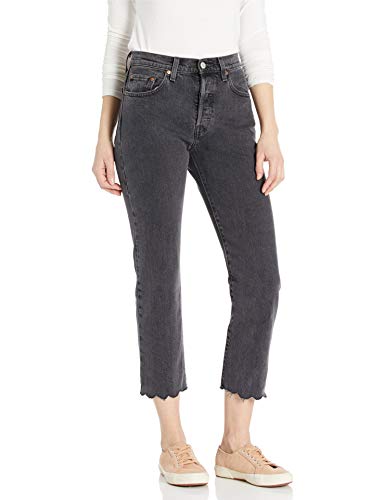 Levi's 501 Crop Jeans para mujer - negro - 30 US