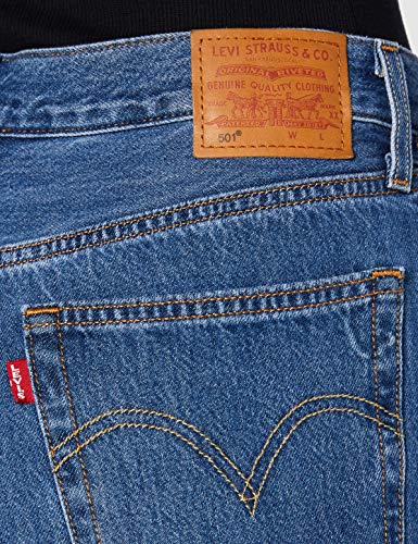 Levi's 501 Crop Jeans, Sansome Breeze Stone, 28W / 26L para Mujer