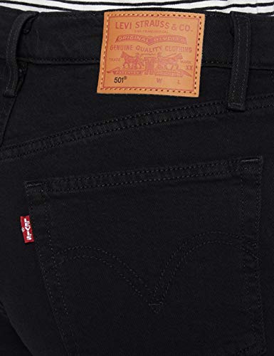Levi's 501 Crop Vaqueros, Black Heart, 27W / 26L para Mujer