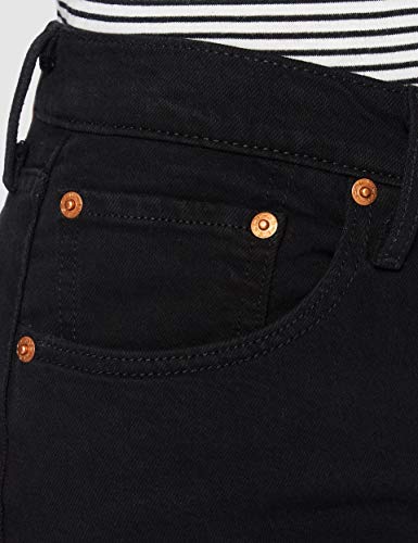 Levi's 501 Crop Vaqueros, Black Heart, 27W / 26L para Mujer