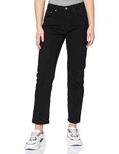 Levi's 501 Crop Vaqueros, Black Heart, 27W / 26L para Mujer