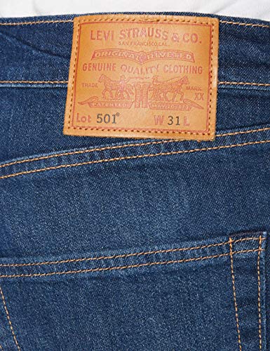 Levi's 501 Hemmed Shorts de Mezclilla, Roast Beef LTWT Short, 34 para Hombre