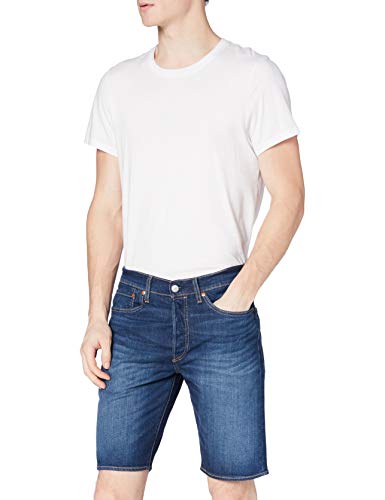 Levi's 501 Hemmed Shorts de Mezclilla, Roast Beef LTWT Short, 34 para Hombre