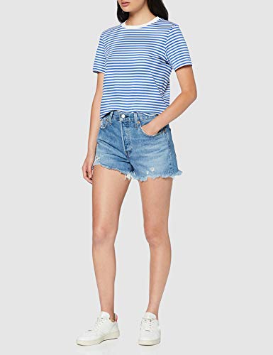 Levi's 501 High Rise Pantalones Cortos, Athens Mid Short, 27W para Mujer
