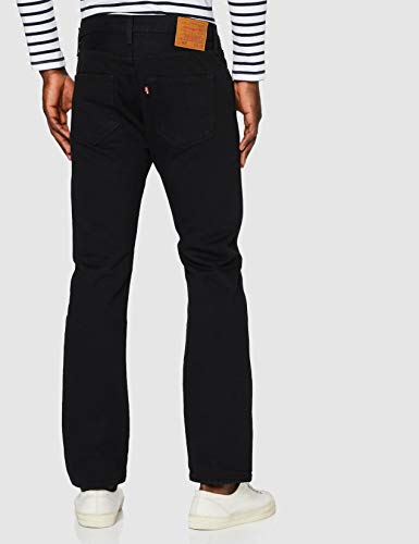 Levi's 501 Original Fit Jeans Vaqueros, Black 0165, 29W / 30L para Hombre