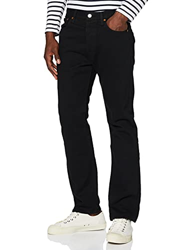Levi's 501 Original Fit Jeans Vaqueros, Black 0165, 29W / 30L para Hombre
