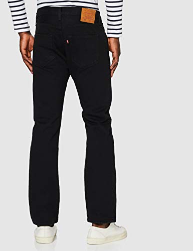 Levi's 501 Original Fit Jeans Vaqueros, Black 0165, 30W / 30L para Hombre