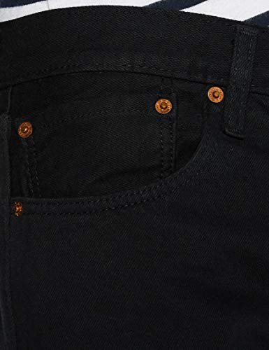 Levi's 501 Original Fit Jeans Vaqueros, Black 0165, 32W / 32L para Hombre
