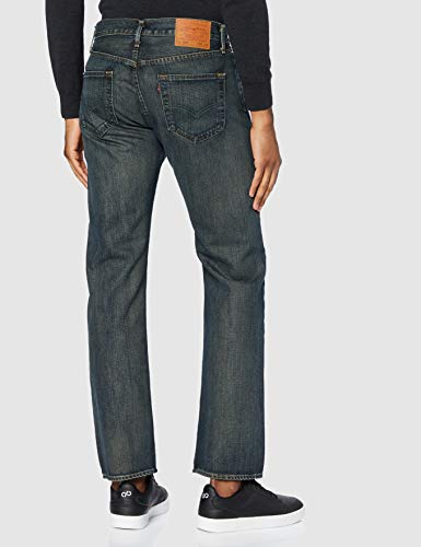 Levi's 501 Original Fit Jeans Vaqueros, Blue Dark Clean, 33W / 32L para Hombre