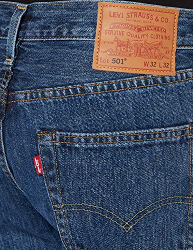 Levi's 501 Original' Vaqueros, Stonewash 80684, 34W / 30L para Hombre