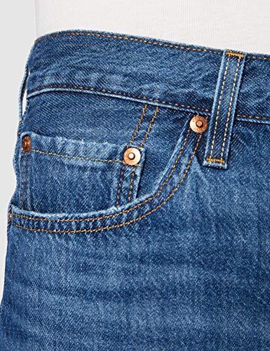 Levi's 501 Short Long Pantalones Cortos, Sansome Drifter, W25 (Size: 25) para Mujer
