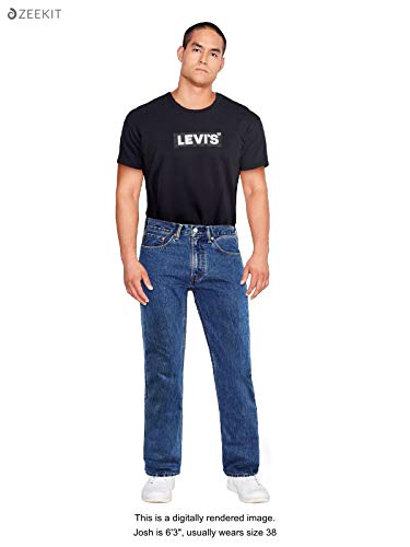 Levi's 505 Regular Fit Jean, Hombre (Levi's 501 con cremallera) (W32/L32 (ES 42), Medium Stonewash)