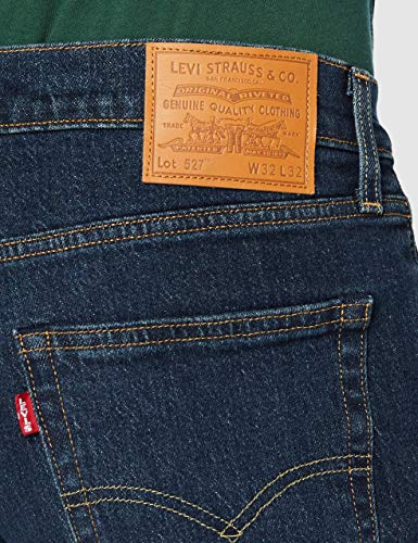 Levi's 527 Slim Boot Cut Vaqueros corte de bota, Durian Super Tint Overt, 34W / 32L para Hombre