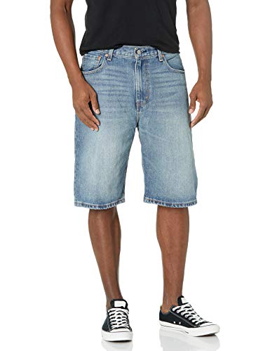 Levi's 569 Loose Straight Fit Short Pantalones Cortos de Jean, Clean Groovin, 44 para Hombre