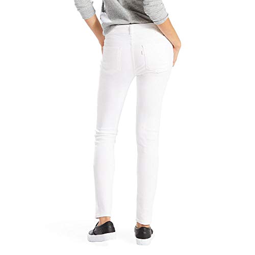 Levi's 711 Skinny Jeans Vaqueros, Soft Clean White, 26WW Regular para Mujer