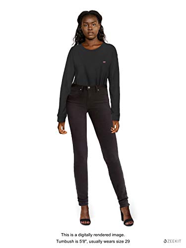 Levi's 721 High Rise Skinny - Pantalón Vaquero para Mujer Noir - Soft Black. 38/Regular
