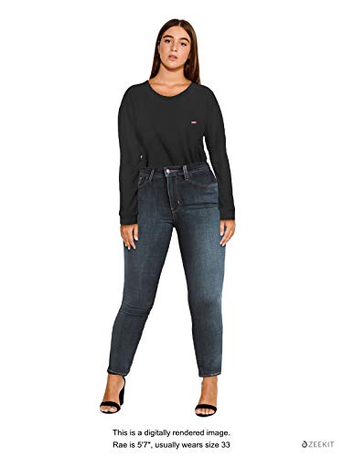 Levi's - 721 High Rise Skinny - Vaqueros de tiro alto y corte ajustado para mujer - Azul - 34 (US 18)