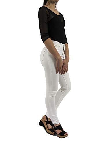 Levi's - 721 High Rise Skinny - Vaqueros de tiro alto y corte ajustado para mujer Blanco blanco 32W / 32L