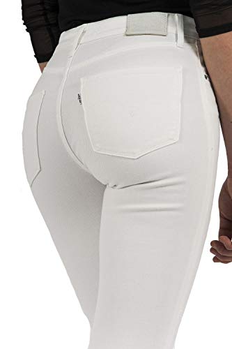 Levi's - 721 High Rise Skinny - Vaqueros de tiro alto y corte ajustado para mujer Blanco blanco 32W / 32L