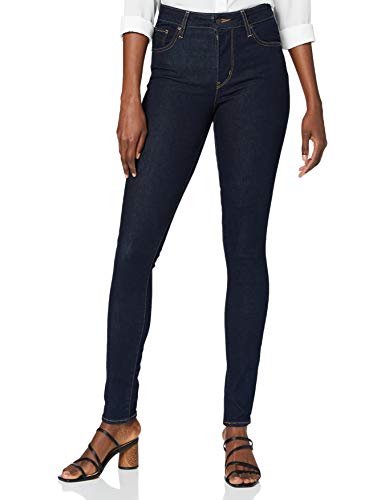 Levi's - 721 High Rise Skinny - Vaqueros de tiro alto y corte ajustado para mujer Gris De color negro. 24W / 32L