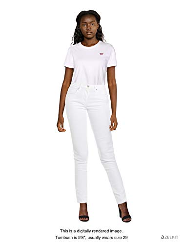 Levi's 721 - Pantalones vaqueros ajustados para mujer - Blanco - 30 (US 10) R