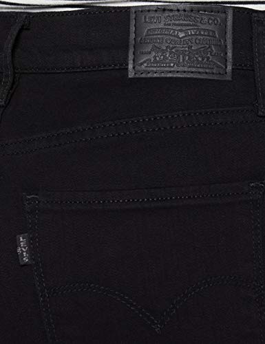 Levi's 724 High Rise Straight Vaqueros, Black Sheep, 33W / 32L para Mujer