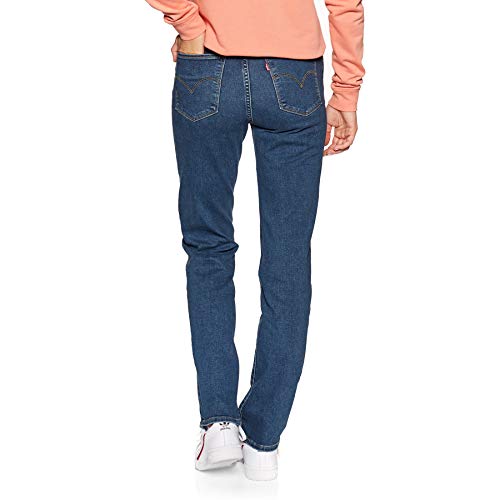 Levi's 724 - Vaqueros rectos de tiro alto para mujer Paris Storm 27W x 32L