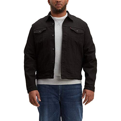 Levi's Big & Tall Trucker Jacket Chaqueta de jean, Larimar/Way Stretch, XXXX-Large Alto para Hombre