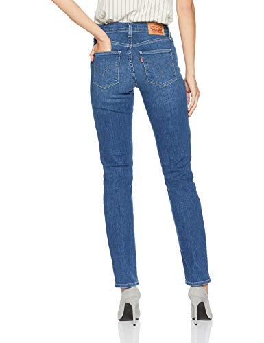 Levi's Classic Mid Rise Skinny Jeans, Blue Show Tune, 58 Corto para Mujer