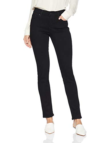 Levi's Classic Mid Rise Skinny Jeans, Noche del Bosque Negro, 38 Largo para Mujer