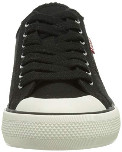 Levi's Hernandez S, Zapatillas Mujer, Regular Black, 39 EU