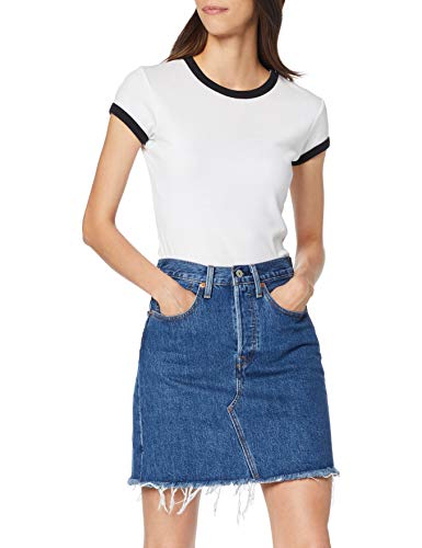 Levi's HR Decon Iconic BF Skirt Falda, Meet In The Middle, 27 para Mujer