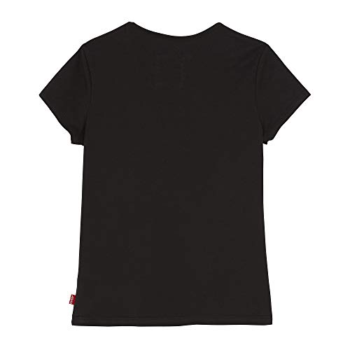 Levi's Kids Short Sleeves Batwin T-Shirt Camiseta, Negro (Caviar 02), 16 años (Talla del fabricante: 16A) para Niñas