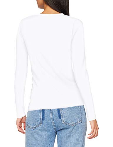 Levi's LS Baby tee Camiseta, White +, L para Mujer