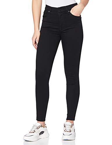 Levi's Mile High Super Skinny Vaqueros, Negro (Black Galaxy), 27W / 30L para Mujer