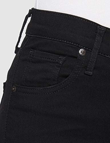 Levi's Mile High Super Skinny Vaqueros, Negro (Black Galaxy), 31W / 32L para Mujer