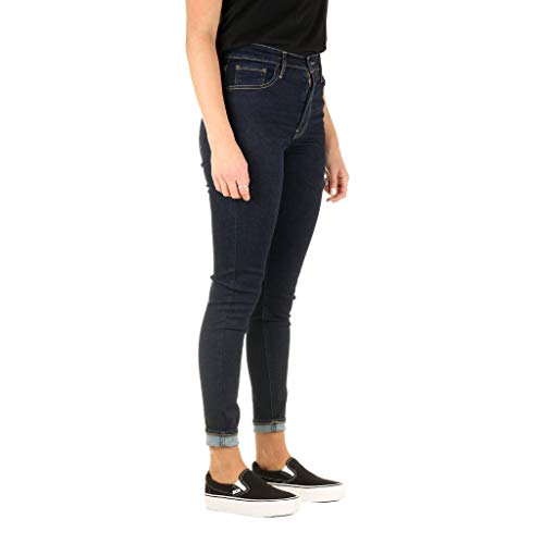 Levi's Mile High Super Skinny Vaqueros, Negro (Celestial Rinse), 23W / 30L para Mujer