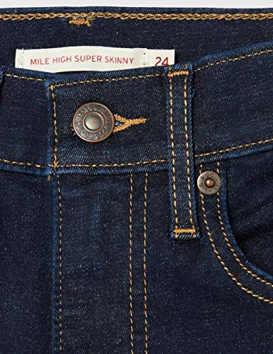 Levi's Mile Super Skinny Vaqueros, Azul (High Society), 23W / 30L para Mujer