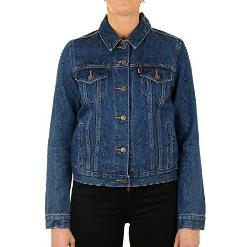 Levi's Original Lined Trucker Chaqueta vaquera, Inside Joke, M para Mujer
