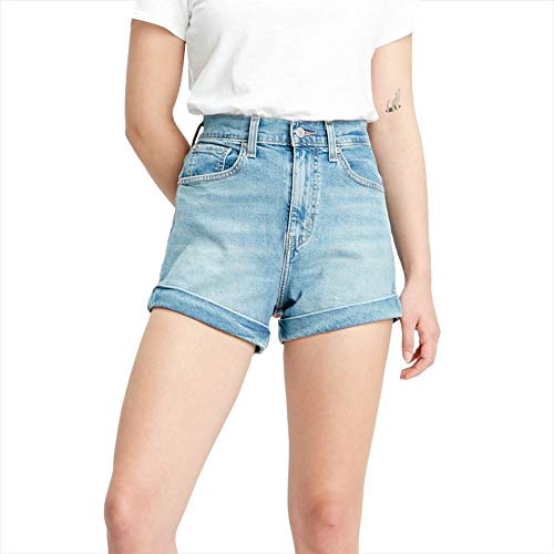 Levi's Shorts Mom A Line 2 Azul 29 Mujer Pant