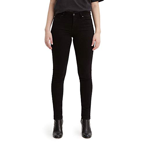 Levi's Women's 711 Skinny Jeans,Soft Black,32Wx30L
