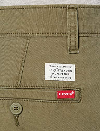 Levi's XX Chino Taper Short II Pantalones Cortos Casuales, Bunker Olive Light WT Microsand Twill Ccu B, 28W para Hombre