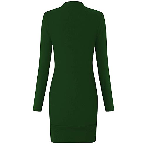 LIEBE721 Mujer Invierno Cardigan Jersey de Punto Suelto Color Sólido Chaqueta Botón Suéter para Otoño Invierno Pullover Camisetas Túnicas