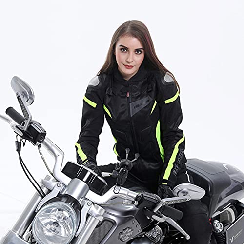 LITI Chaqueta De Mujer Moto Protección Impermeable Chaqueta De Moto De Motocicleta Otoño Invierno Verano para Toda Estaciòn